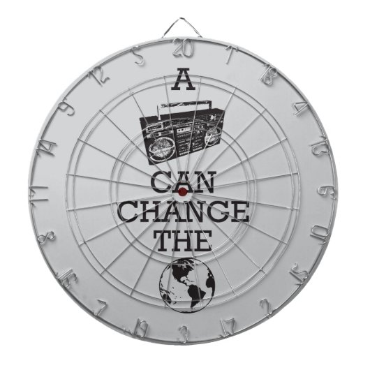 Boomboxは世界を変えることができます ダーツボード (正面)