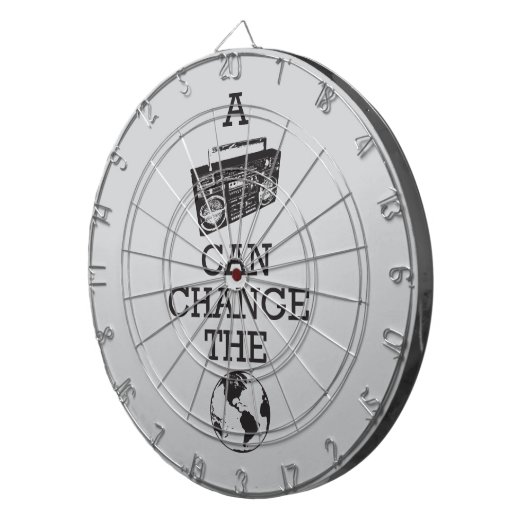 Boomboxは世界を変えることができます ダーツボード (正面右)