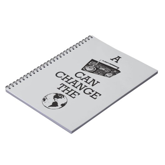 Boomboxは世界を変えることができます ノートブック (左側)