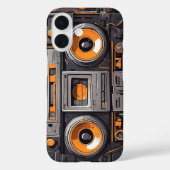 BoomboxタイムマシンiPhoneケース Case-Mate iPhoneケース (裏面)