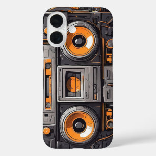BoomboxタイムマシンiPhoneケース iPhone 16ケース