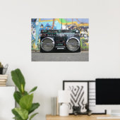 Boomboxポスター ポスター (ホームオフィス)