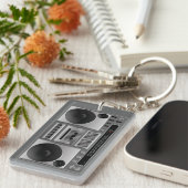 Boomboxラジオグラフィック キーホルダー (正面右)