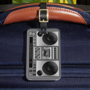 Boomboxラジオグラフィック ラゲッジタグ