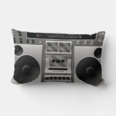 Boomboxラジオグラフィック ランバークッション (裏面)