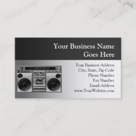 Boomboxラジオグラフィック 名刺
