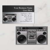 Boomboxラジオグラフィック 名刺 (正面/裏面)