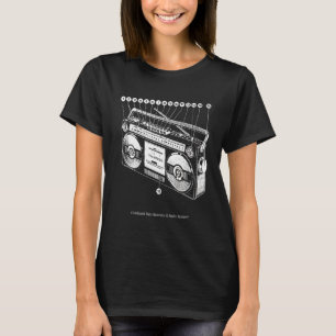 Boomboxレトロ80s 90sゲットブラスターHi Tシャツ