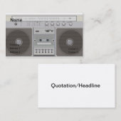 Boombox 名刺 (正面/裏面)