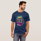 Boombox 80'S Generation RETRO COOL 80'S RULE Boys Tシャツ (正面フル)
