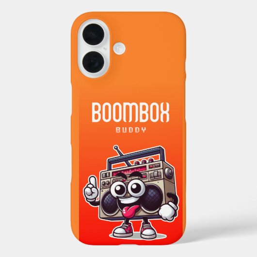 Boombox Buddy Case-Mate iPhoneケース (裏面)