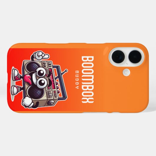 Boombox Buddy Case-Mate iPhoneケース (裏面 (横))
