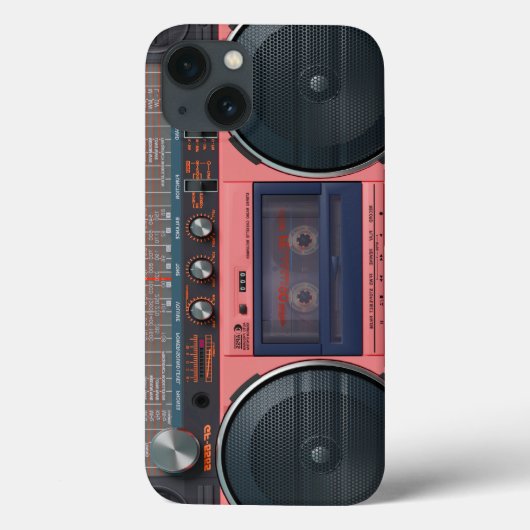 Boombox GhettoblasterレトロCase-Mate iPhoneケース Case-Mate iPhoneケース (裏面)