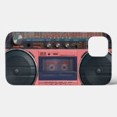Boombox GhettoblasterレトロCase-Mate iPhoneケース Case-Mate iPhoneケース (裏面 (横))