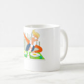 Boombox Turn Tables DJ Shirt by MusicギアT コーヒーマグカップ (正面右)