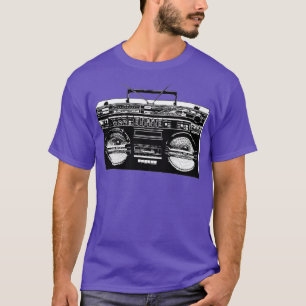 Boombox Turn Tables DJ Shirt by MusicギアT Tシャツ