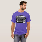 Boombox Turn Tables DJ Shirt by MusicギアT Tシャツ (正面フル)