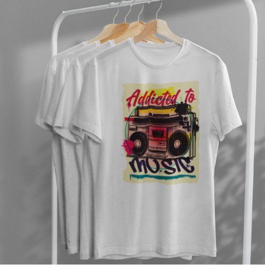Boombox Urban Graffiti Tシャツ