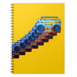 Boomboxesのレトロのノート ノートブック