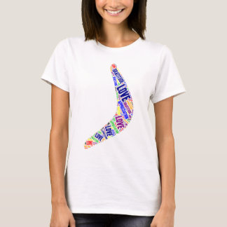 Boomerang愛、感謝、感謝 Tシャツ