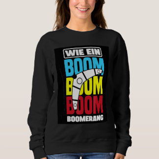 Boomerang Graphic Boomerang Player Boomerang Throw スウェットシャツ