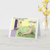 Boomerang Relagionships漫画のおもしろいギフト&ティー カード (黄色い花)