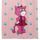 Boomiネコ シャワーカーテン (正面)