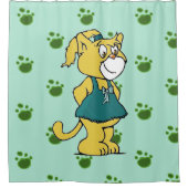 Boomiネコ シャワーカーテン (正面)