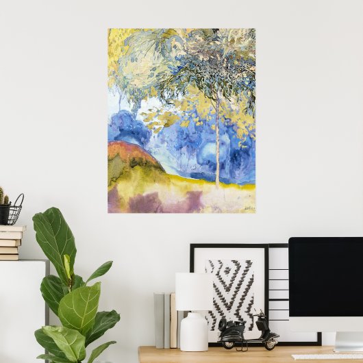 Boomrijk Landscape by Georges de Feure ポスター (ホームオフィス)