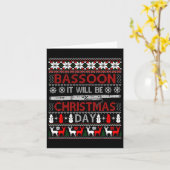 Boonそれはクリスマスデイギフト醜いクリスマスになる カード (黄色い花)