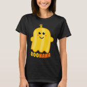 Boonana Banana Ghost Funny Scary Cute Halloween Co Tシャツ (正面)