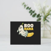 Boonana Cute ghost banana Halloween ポストカード (スタンド正面)