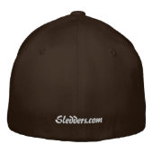 "BoonDocker" FlexFit Brown Sledders.com Hat 刺繍入りキャップ (裏面)