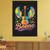 Boone Guitar キャンバスプリント (インサイチュ (リビング))