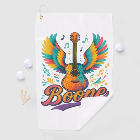 Boone Guitar ゴルフタオル (インサイチュ)
