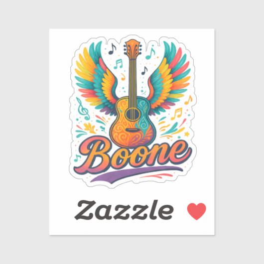 Boone Guitar シール (シート)