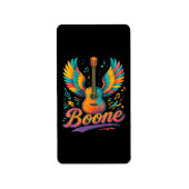 Boone Guitar ラベル (正面)