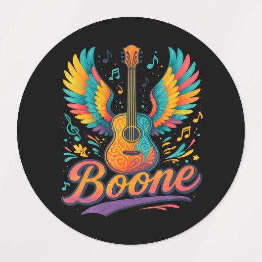 Boone Guitar ラベル (デザイン2)