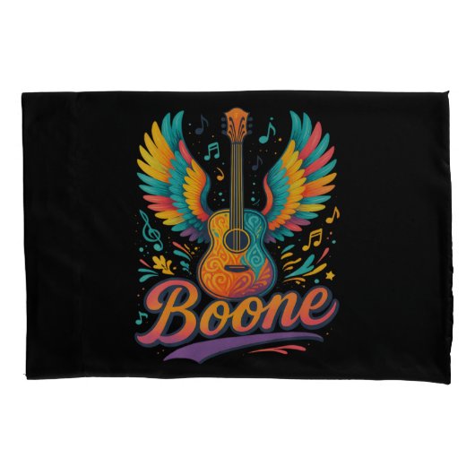 Boone Guitar 枕カバー (正面)