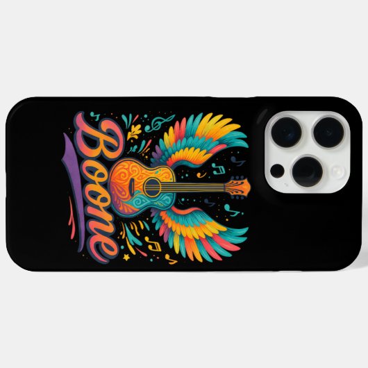 Boone Guitar Case-Mate iPhoneケース (裏面 (横))