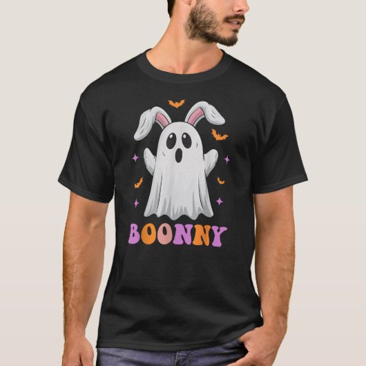 Boonny Spooky Bunny Ghost Rabbit Halloween Costume Tシャツ (正面)