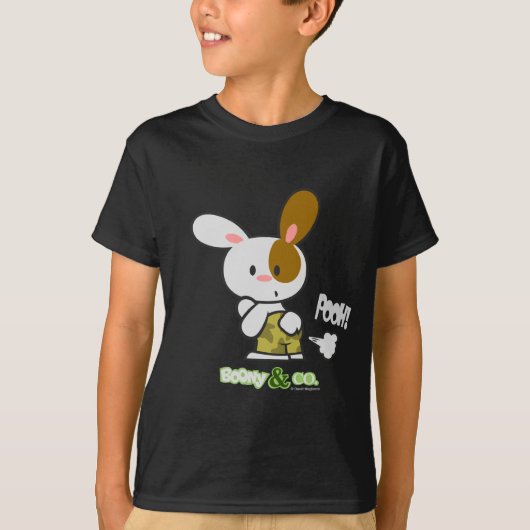 Boony及びCo. Boonyのばかな暗いワイシャツ Tシャツ (正面)