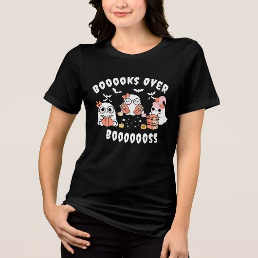 Boooks Over Boooooss トライブレンドＴシャツ (正面)