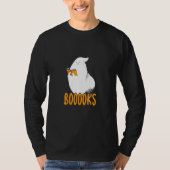 Booooks Boo Love Reading Halloween Hard Working B Tシャツ (正面)