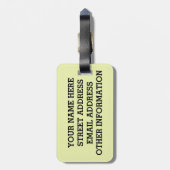 BOOOOM! ラゲッジタグ (裏面縦)