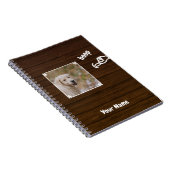 Boop My Nose Dog Photo ノートブック (右側)