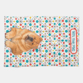 BOOP smooth chow  - ArtMuse Kitchen Towels  キッチンタオル (横)