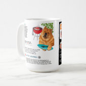 BOOPS BEST RUB -SMOOTH CHOW 美食レシピ コーヒーマグカップ (正面左)
