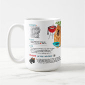 BOOPS BEST RUB -SMOOTH CHOW 美食レシピ コーヒーマグカップ (左)