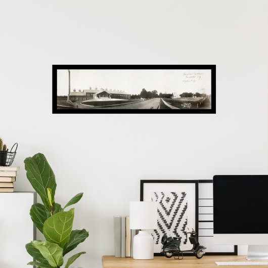 Boordens Milk Factory写真1910 ポスター (ホームオフィス)